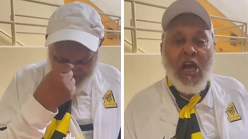 كمال الدولي يبكي بعد تتويج الاتحاد بلقب الدوري ..فيديو 