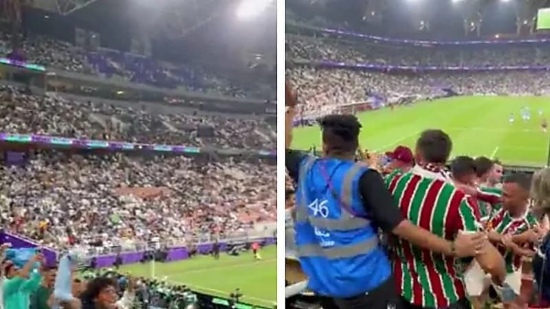 مناوشة بين جماهير فلومينينسي ومانشستر سيتي .. فيديو