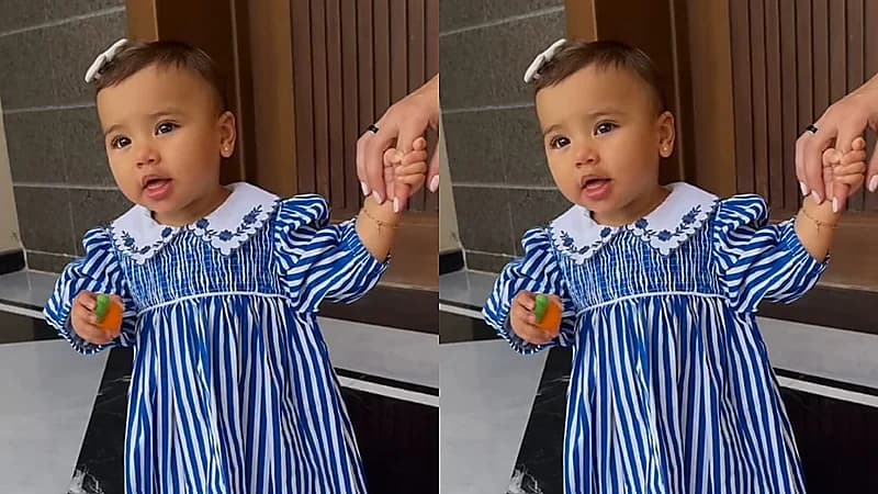 ابنة نيمار تتألق بالأزرق في أحدث ظهور .. فيديو