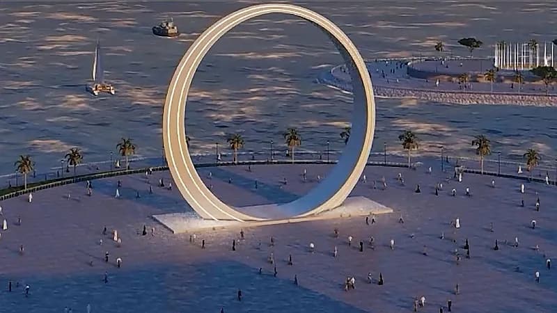 انطلاق أعمال مشروع مجسم ونافورة عين الدمام في الكورنيش .. صور