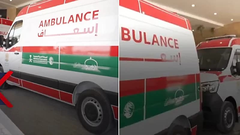 سيارات إسعاف حديثة بالدفعة الـ 17 من الجسر الإغاثي السعودي لسوريا .. فيديو