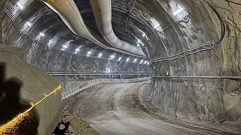 تقدم الأعمال في أنفاق أكويلم ضمن مشروع مقنا بنيوم .. صور