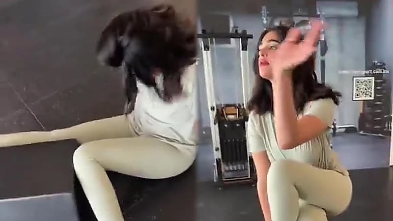 ليالي دهراب تتعرض لموقف محرج أثناء تنفيذ ترند نيكي ميناج..فيديو