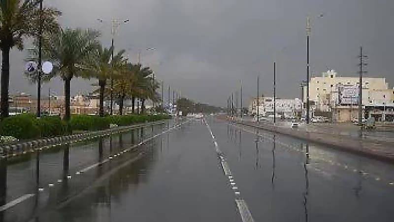 استمرار هطول الأمطار الرعدية على بعض مناطق المملكة حتى السبت المقبل