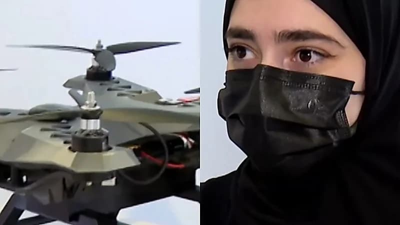 مهندسة سعودية تبتكر طائرة درونز تكشف المعادن الثمينة في باطن الأرض .. فيديو