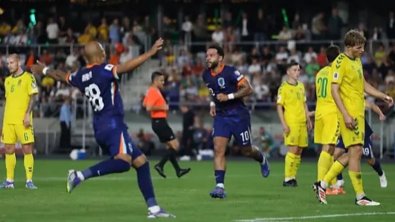 هولندا تهزم ليتوانيا في تصفيات كأس العالم