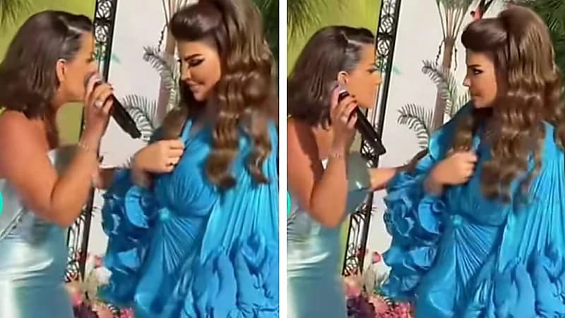 الفنانة مشاعل وإلهام الفضالة تشعلان أجواء زفاف نجل جواهر راكان بن حثلين ...  فيديو