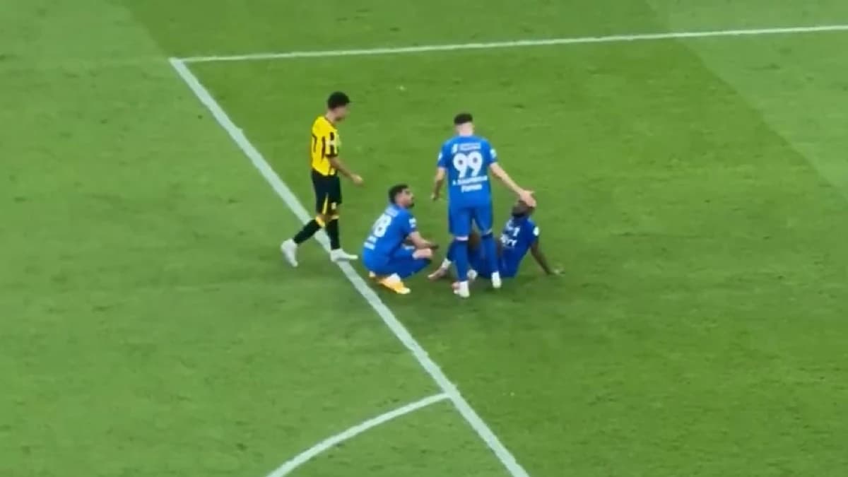 إصابة حسان تمبكتي بعد نهاية الكلاسيكو .. فيديو