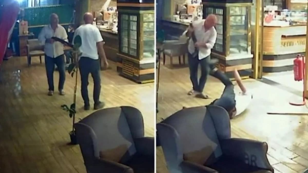 رجل يطلق النار على صهره ويستمر في ضربه 5 دقائق