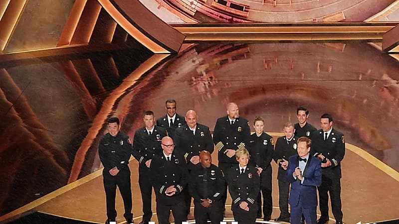 تكريم رجال الإطفاء الذين حاربوا حرائق لوس أنجلوس‬ في أوسكار 97