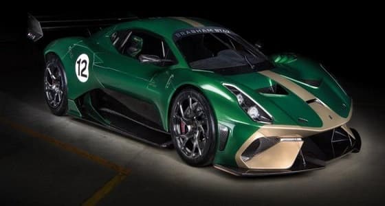 بالصور.. الكشف عن سيارة " برابهام بي تي 6 " بقوة 700 حصان للسباقات فقط