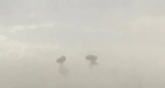 اعتراض صاروخ باليستي في سماء نجران