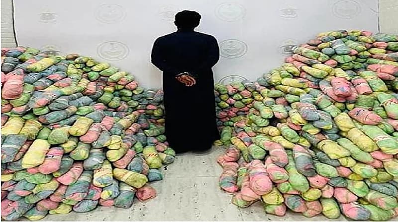 القبض على مواطن بحوزته 374 كيلو من القات المخدر بجازان