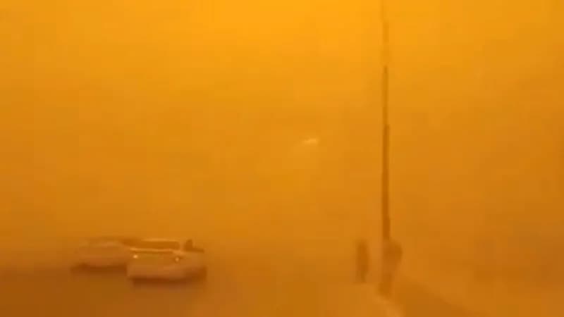 مطار بغداد الدولي يعلق رحلات اليوم بسبب انتشار الغبار