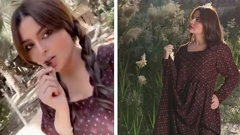 بدور البراهيم بإطلالة السبعينات في يوم التأسيس.. فيديو