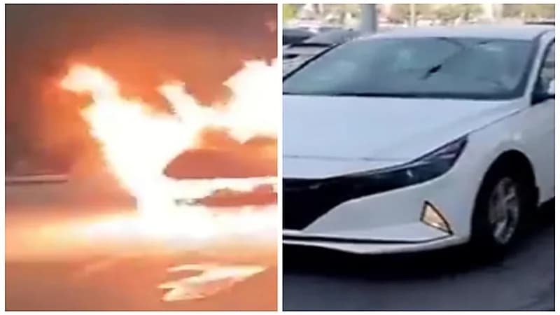 العثيم تهدي مواطن سيارة جديدة بعد احتراق مركبته في أحد مواقفها الخارجية .. فيديو