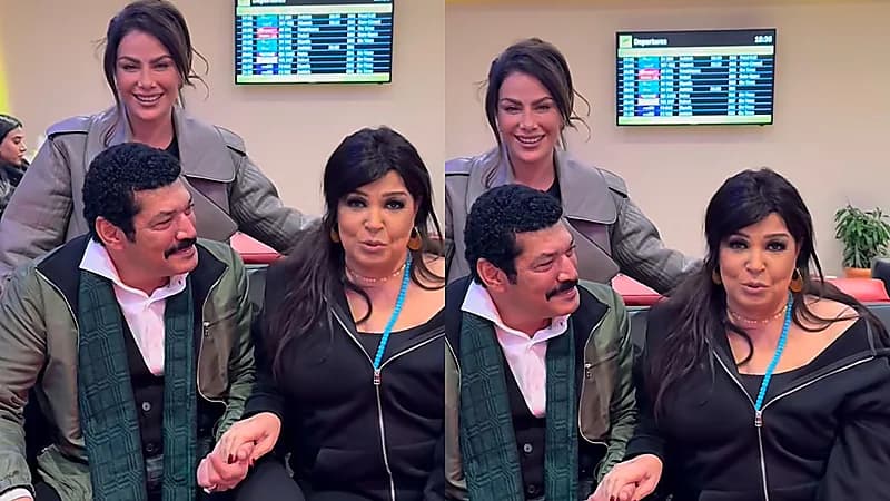 فيفي عبده تتعرض لـ موقف محرج بسبب اسم صبا مبارك .. فيديو