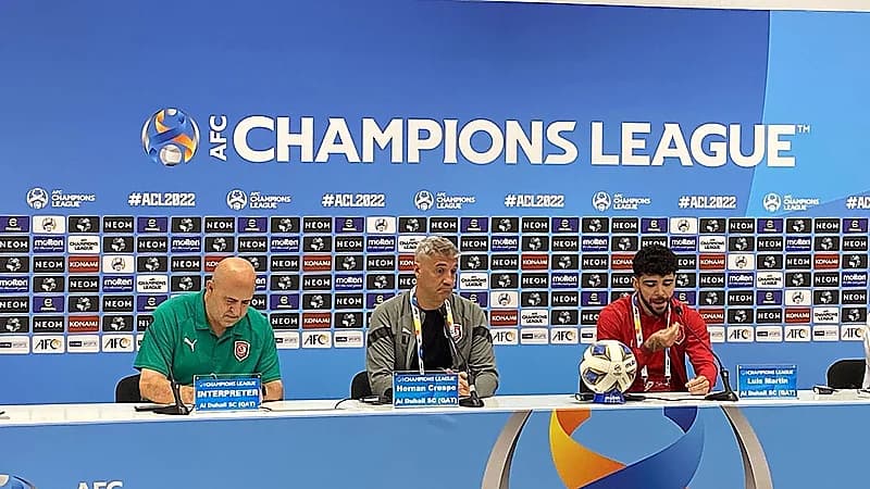 كريسبو للاعبيه: مباراة صعبة سنواجه البطل‬⁩ حامل اللقب ووصيف العالم