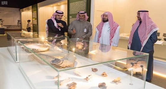 الشيخ المنيع خلال زيارته للمتحف الوطني: " ما أراه حلم "