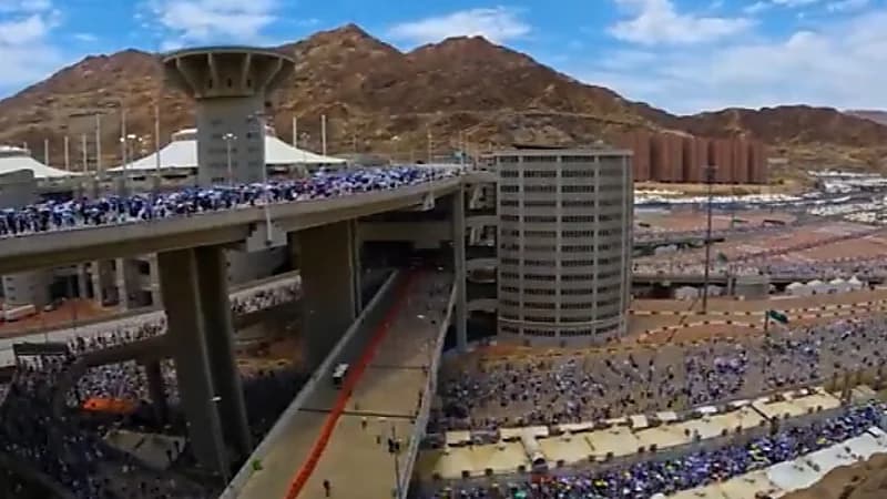 بالفيديو .. انسيابية حركة الحجيج في منطقة الجمرات