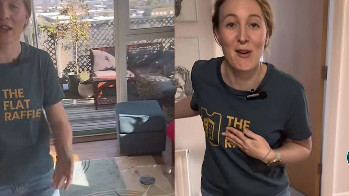 سيدة تعرض شقتها الفاخرة في توتنهام بسحب علني خيري مقابل 5 جنيهات.. فيديو