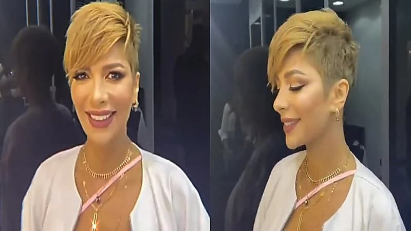 صور..أصالة بقصة شعر جديدة