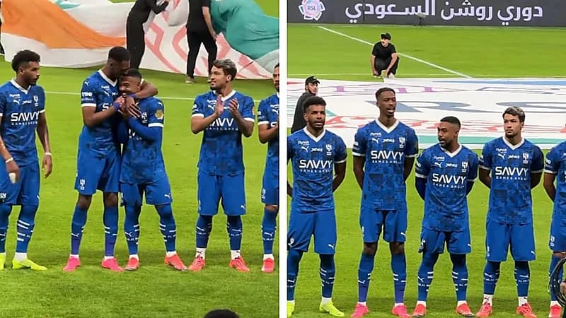 مالكوم يحاول ترديد النشيد الوطني بمساعدة كنو .. فيديو