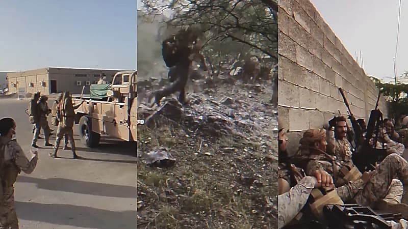 مشاهد مؤثرة لأبطال الحد الجنوبي خلال الدفاع عن الوطن (فيديو)