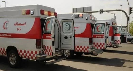 8 إصابات في حادث تصادم على طريق الحرة