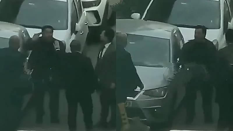 رجل يُنهي حياته على أبواب شركة عمل بها لعقد كامل.. فيديو