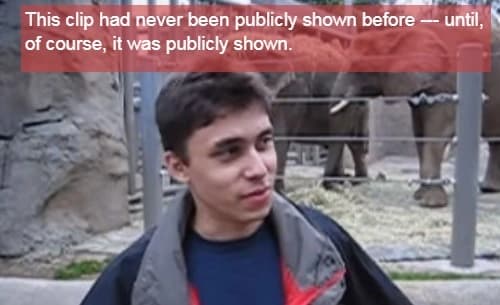 في حديقة الحيوان.. أول مقطع رفع على " يوتيوب "