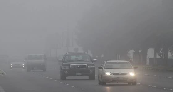 تنبيه بتدني الرؤية بسبب الضباب بعدة مناطق