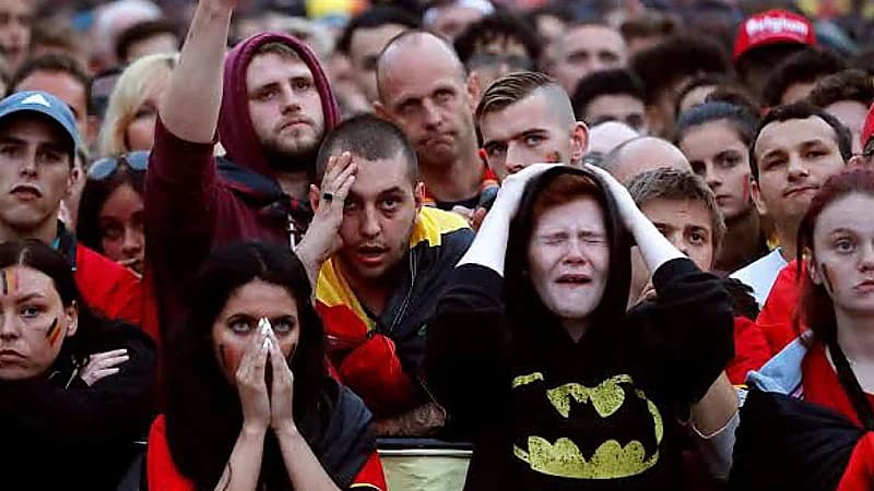 ‎جماهير بلجيكا تطالب برحيل مدرب منتخبهم غريم كورتوا