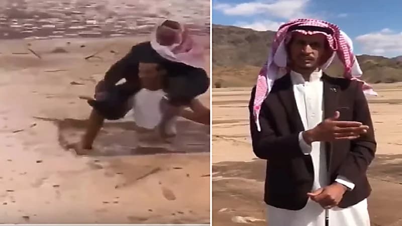 "الحويطي" مُنقذ المُسن من السيول في ضباء يروي تفاصيل الحادث