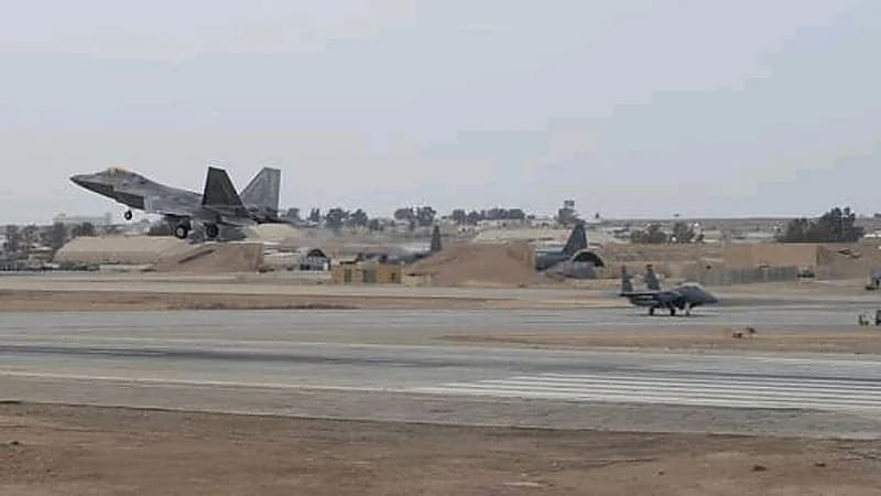 هجوم صاروخي يستهدف قاعدة "القرية الخضراء" الأمريكية بسوريا