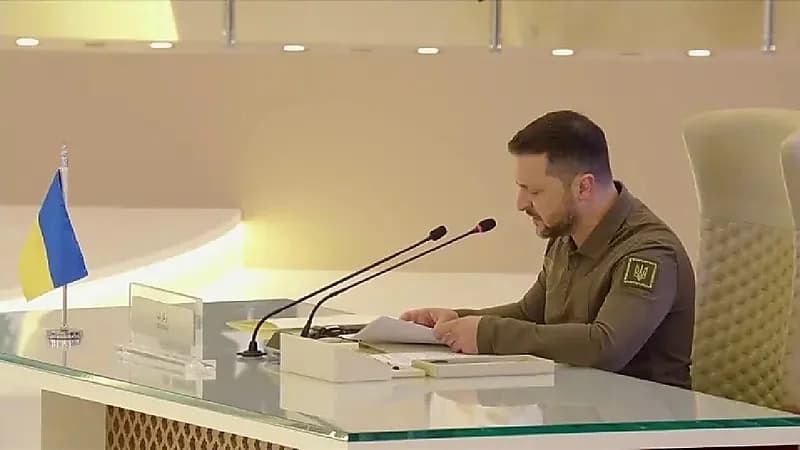 زيلينسكي يشكر ولي العهد ويثمن الوساطة السعودية للإفراج عن الأسرى (فيديو)