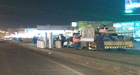 تركيب أجهزة نظام الرصد الآلي " ساهر " بنجران