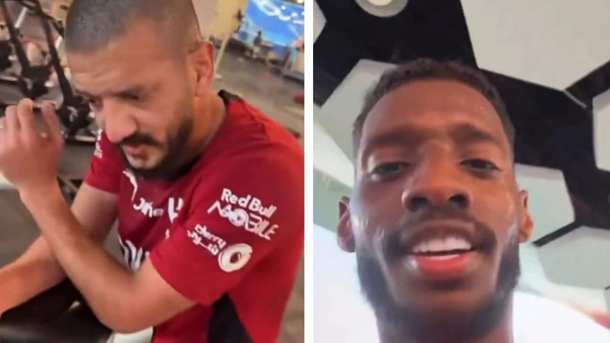 عبدالله رديف يمازح المالكي والبليهي داخل صالة الجيم .. فيديو