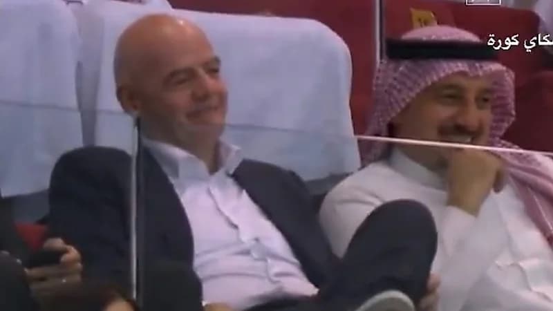 ردة فعل المسحل ورئيس الفيفا بعد إشتباك البليهي .. فيديو