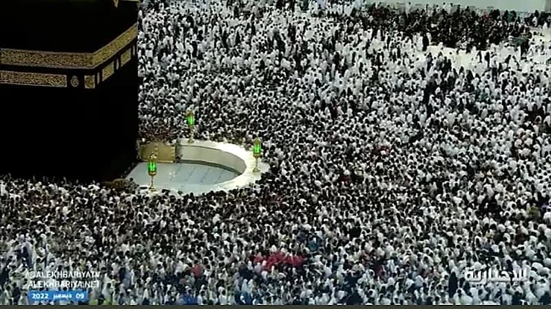 بالفيديو.. نعيم الدنيا في إشراق شمس الكعبة الغراء