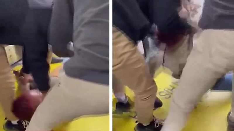 بالفيديو.. مرهقون يعتدون على مسنة ويطردوها من حافلة