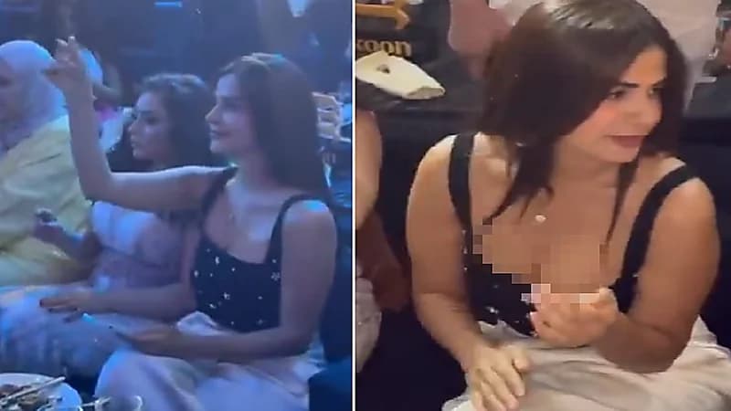 رانيا منصور تخطف الأنظار بإطلالة ملفتة في حفل وائل جسار وروبي ..فيديو