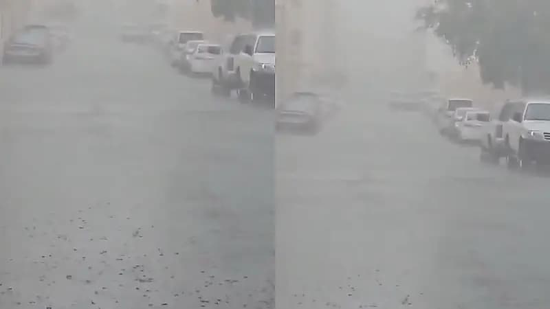 أمطار الخير والبركة تغمر طرقات الطائف.. فيديو