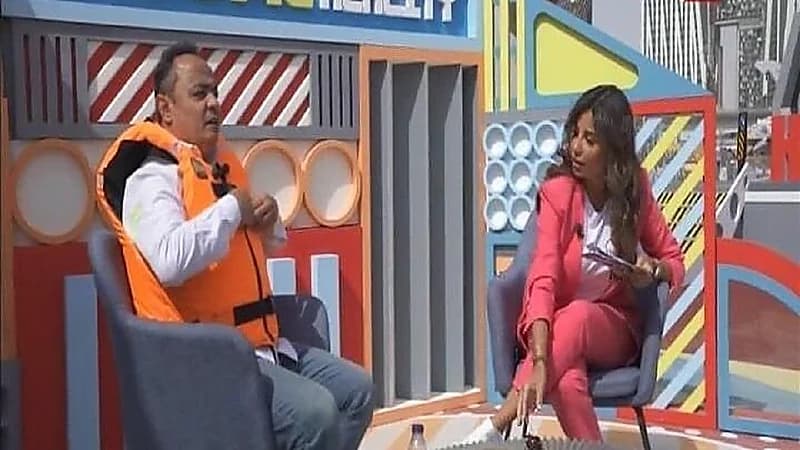 شاهد.. رد فعل مثير من طارق يحيى في "رامز عقله طار"