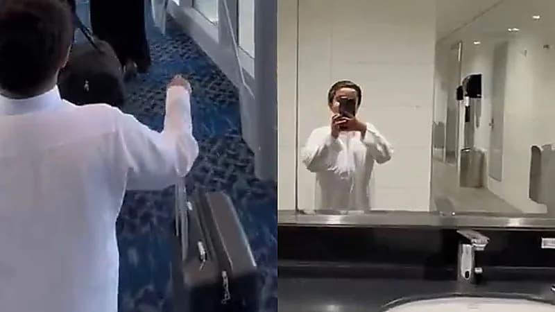 طفل يوثق سفره إلى أبها لأول مرة .. فيديو