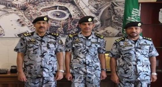 مدير الأمن العام للحج والعمرة يُقلد " المطرفي" رتبة نقيب