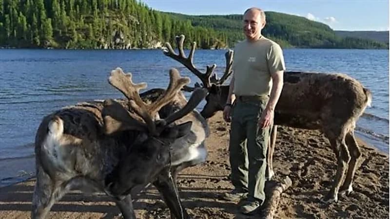 مرض "بوتين" الغامض يدفعه للاستحمام بدم الغزال