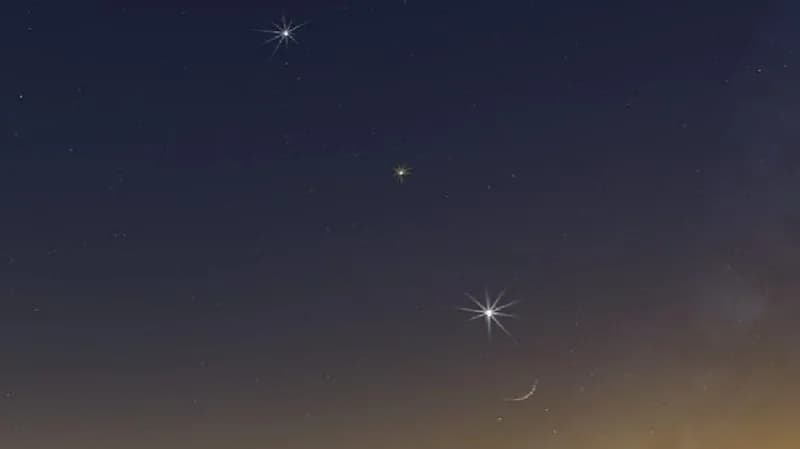 "فلكية جدة": القمر يزور 3 كواكب يمكن رؤيتهم بالعين المجردة