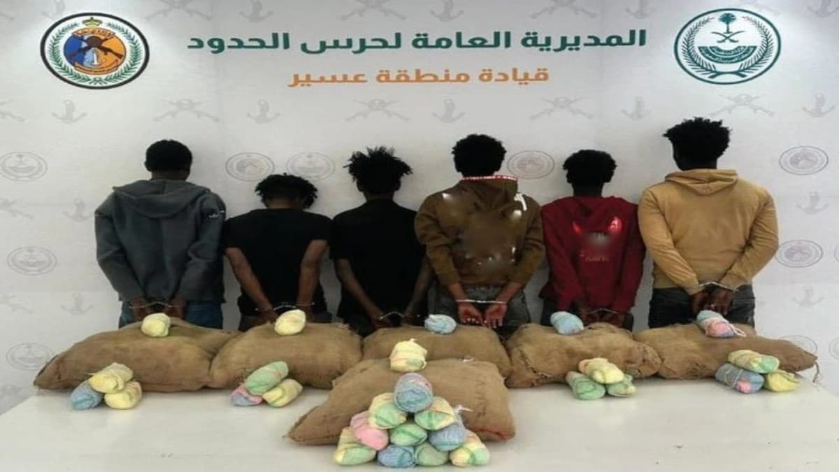 القبض على 7 أشخاص لتهريبهم مواد مخدرة