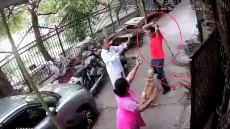 رجل يتحول لوحش بعد مهاجمة كلب له